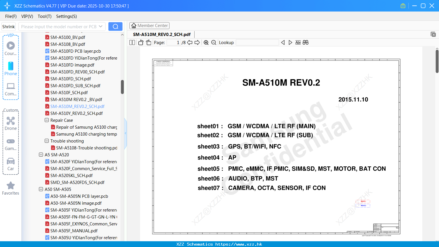 Samsung SM-A510M_REV0.2_SCH